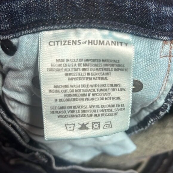 Citizens Of Humanity Rocket High Rise Dark Wash Skinny Denim Jeans - Picture 10 of 14